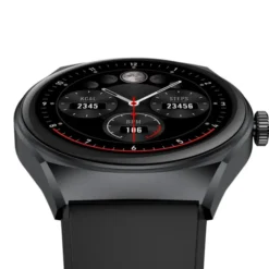 CELLY - TRAINERHALOBK Smartwatch fitness tracker quadrante tondo, Display LCD, Heartbeat, GPS, controllo pressione - Nero