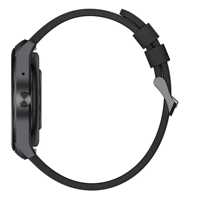 CELLY - TRAINERHALOBK Smartwatch fitness tracker quadrante tondo, Display LCD, Heartbeat, GPS, controllo pressione - Nero