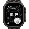 Cinturino Apple Loop Maglia Milanese Titanio Nero 49mm per Apple Watch