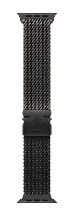Cinturino Apple Loop Maglia Milanese Titanio Nero 49mm per Apple Watch