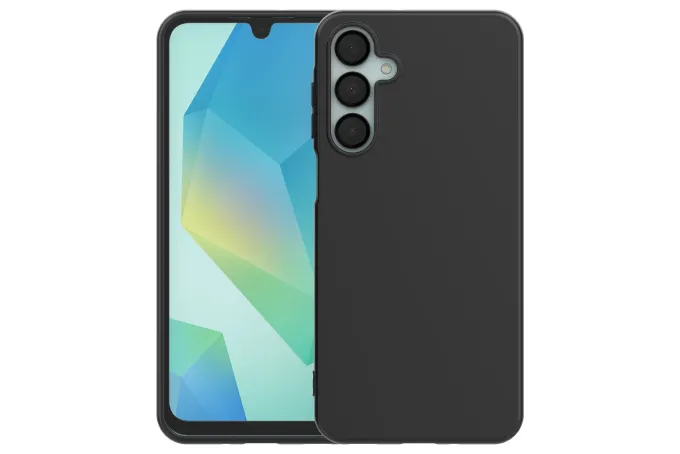 Cover Samsung GP-FPA176AEEBY per Galaxy A17 Nero, Protezione Monocromatica 6.7"