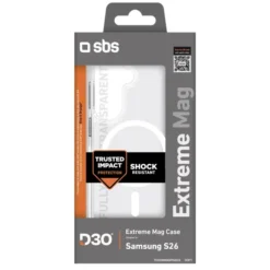 Cover Samsung S26 D3O ultrarresistente compatibile ricarica magnetica