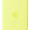 Custodia Apple Silicone per iPhone 16e Neon Yellow – Protezione elegante e sicura