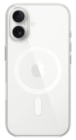 Custodia Apple trasparente MagSafe per iPhone 17 anti-ingiallimento