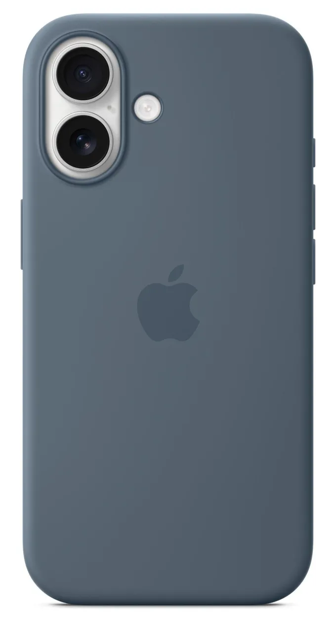 Custodia MagSafe Apple in silicone per iPhone 17 con tracolla