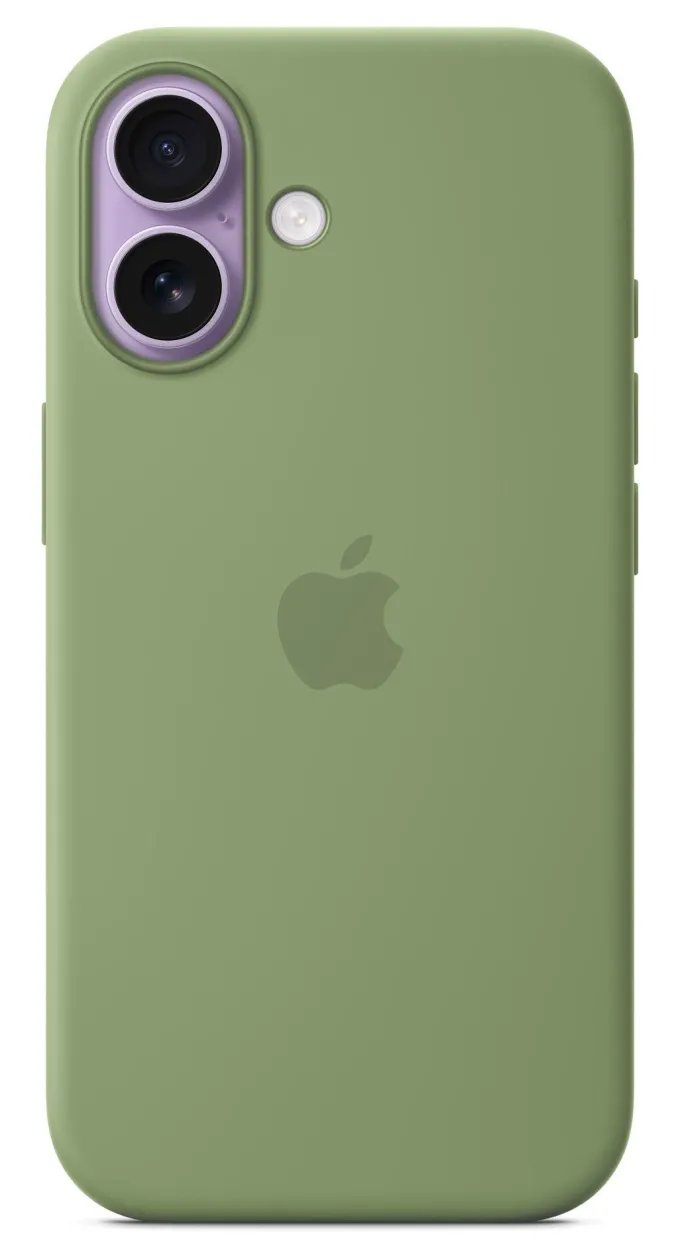 Custodia MagSafe Apple in silicone per iPhone 17 con tracolla e ricarica wireless