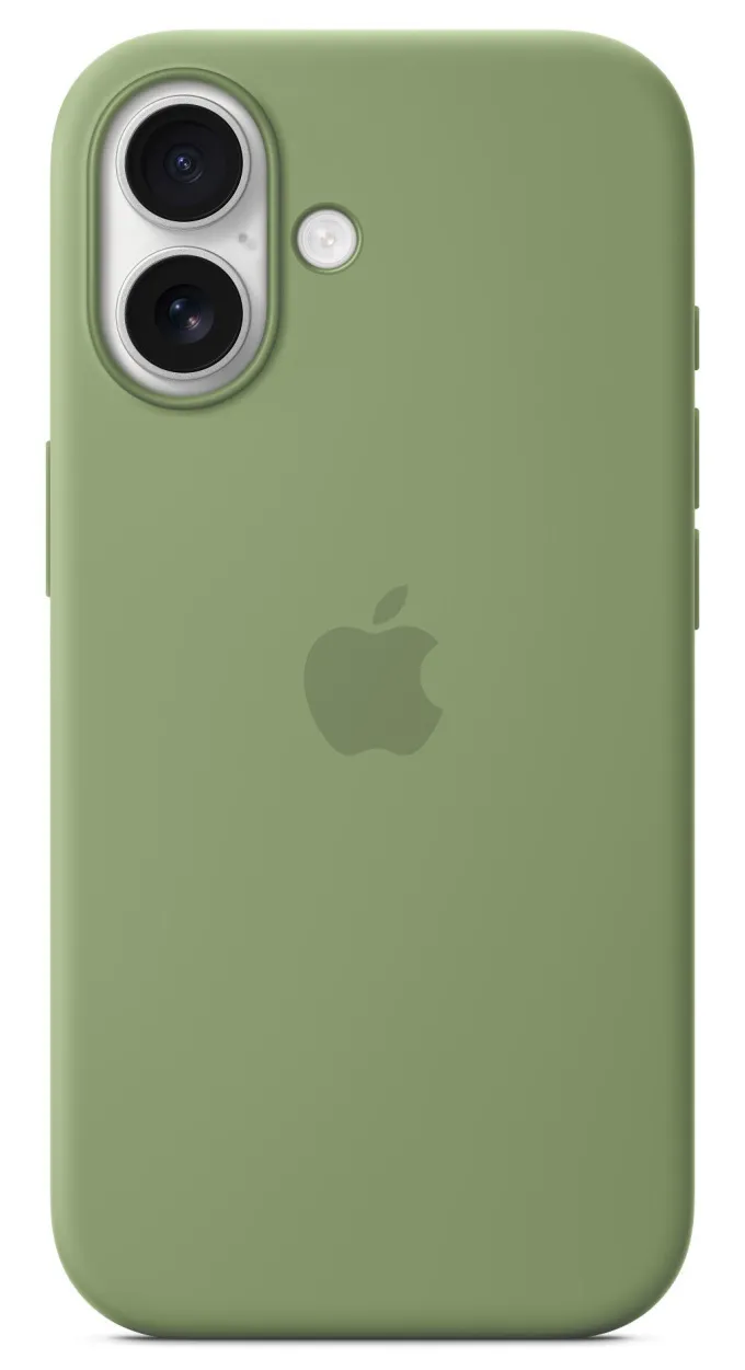 Custodia MagSafe Apple in silicone per iPhone 17 con tracolla e ricarica wireless