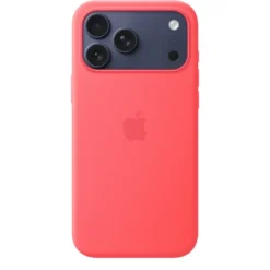 Custodia MagSafe in silicone Apple per iPhone 17 Pro Max Rosa Guava – Protezione elegante e ricarica rapida