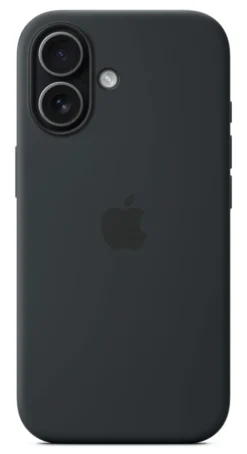 Custodia MagSafe in silicone Apple per iPhone 17 nera – Protezione elegante e ricarica wireless