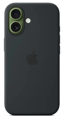 Custodia MagSafe in silicone Apple per iPhone 17 nera – Protezione elegante e ricarica wireless