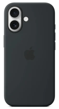Custodia MagSafe in silicone Apple per iPhone 17 nera – Protezione elegante e ricarica wireless