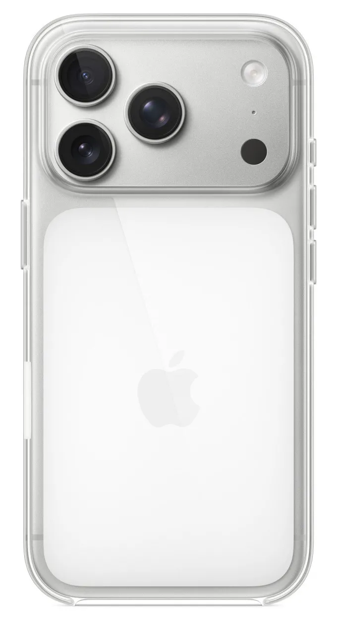 Custodia Trasparente Apple per iPhone 17 Pro con MagSafe e Rivestimento Anti-ingiallimento