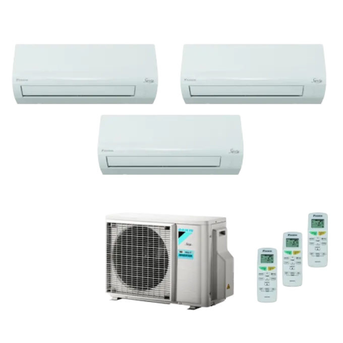 Daikin 3AMXF52A9 + 3x ATXF25A Condizionatore Climatizzatore Trial Split 3x 9000Btu Classe A++/A+ Inverter R-32 Wifi Ready