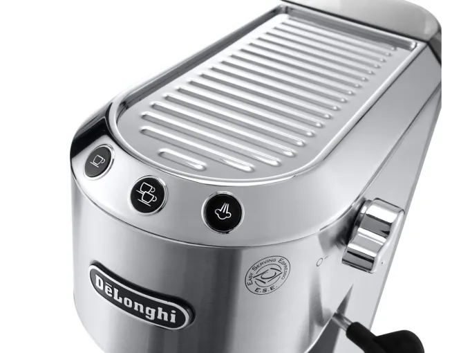 DeLonghi Dedica Style EC 685.M Macchina per espresso 1.1L Nero, Metallico, Argento