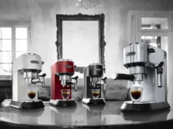 DeLonghi Dedica Style EC 685.M Macchina per espresso 1.1L Nero, Metallico, Argento