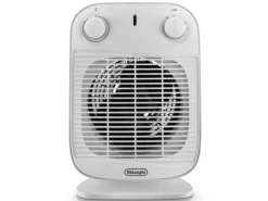 DeLonghi - HFS50A20.WH stufetta elettrica Interno Bianco 2000 W Riscaldatore ambiente elettrico con ventilatore