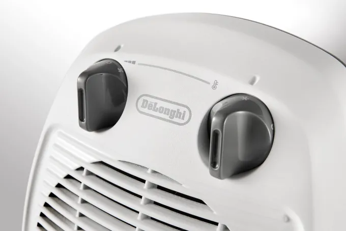 De'Longhi HVA3220 Interno Grigio, Bianco 2000 W Riscaldatore ambiente elettrico con ventilatore