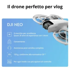 DJI - Drone quadri elica NEO - Grigio 7Km - 6m/s