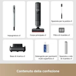 DREAME Scopa elettrica H15 PRO VIM HEAT-Nero / Grigio