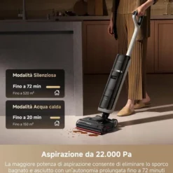 DREAME Scopa elettrica H15 PRO VIM HEAT-Nero / Grigio