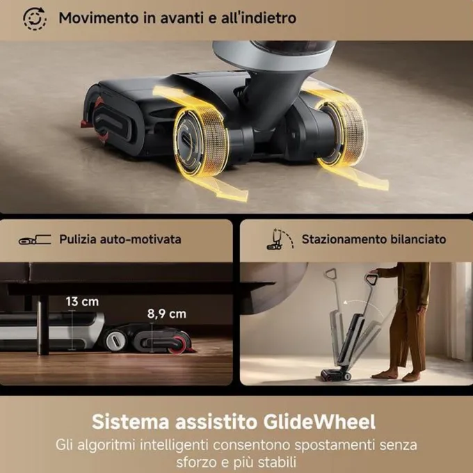 DREAME Scopa elettrica H15 PRO VIM HEAT-Nero / Grigio