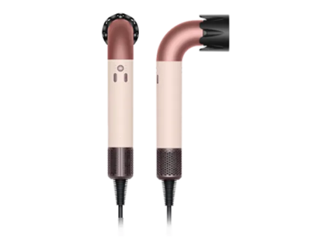 DYSON - Supersonic r™ Asciugacapelli Professionale effetto Riccio/Mosso, 1600 Watt, 3 velocità, 5 accessori, 110.000 giri - Rosa