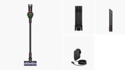 Dyson V8 Cyclone Aspirapolvere senza filo, 150 AW, 60 minuti di autonomia, Spazzola Motorbar anti groviglio, accessori combinati, stazione di ricarica a muro 2026