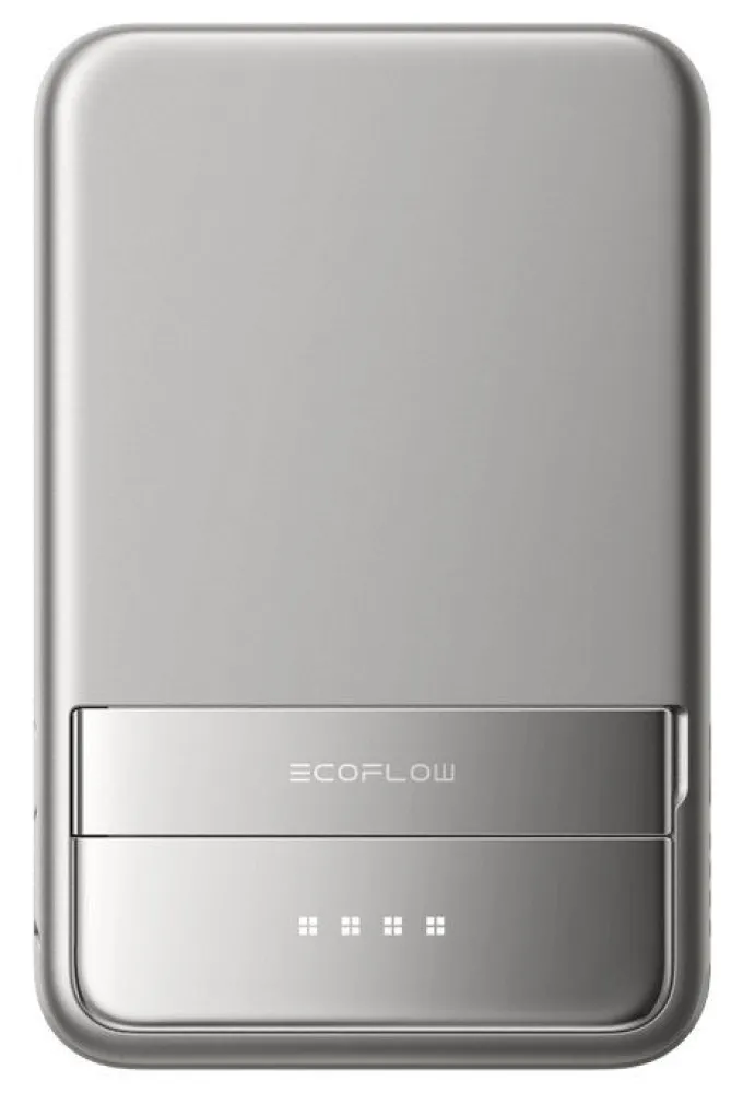 EcoFlow EF-RAPID5000-EU Powerbank 5000mAh USB-C e Qi2 Argento Ricarica Rapida