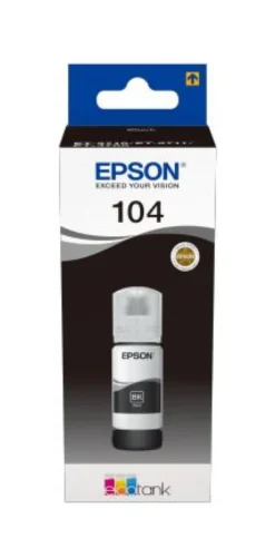 EPSON - 104 FLACONE DI INCHIOSTRO ECOTANK T00P1 NERO, Compatibile con Epson EcoTank ET-2710, 2711, ET-4700