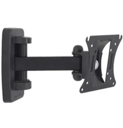 Fe-al Over Super 2 - Supporto da parete per TV 10"-26", Vesa 100x100, Due snodi e inclinabile