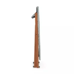 Foppapedretti - Asse da Stiro Pieghevole 1020x490 mm Rotelle Noce Assai Evo Noce