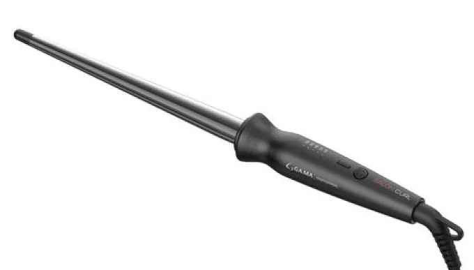 GAMA Ferro Conico Salon Curl Arricciacapelli Conico, 30W, 5 temperature, Titanium, Riscaldamento Istantaneo