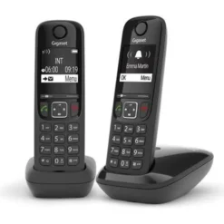 Gigaset AS690 Duo Cordless Nero