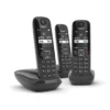 Gigaset AS690 Trio Telefono DECT Identificatore di chiamata Nero