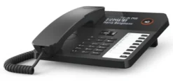 Gigaset DESK 600 Telefono Fisso Analogico Nero con Rubrica 100 Contatti