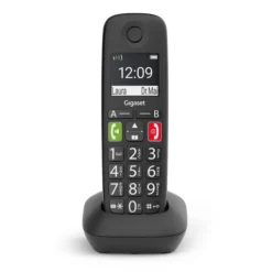Gigaset E290 Telefono analogico/DECT Nero Identificatore di chiamata