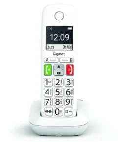 Gigaset E290 Telefono Portatile Numeri Grandi Bianco Cordless