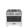 Glem Gas Cucina 5 Fuochi Forno Elettrico Ventilato Inox