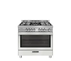 Glem Gas Cucina 5 Fuochi Forno Elettrico Ventilato Inox
