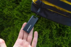 GoodRam - Disco rigido SSD esterno da 1TB - USB 3.2 Gen. 2x2 Tipo-C - Move Ridge Nero - Velocità di lettura fino a 2000MB/s, velocità di scrittura fino a 2000MB/s - Custodia in metallo - 75×32×9,5mm