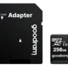 Goodram 256GB Scheda MicroSD Goodram + Adattatore [SFGODMD256M1AA1]