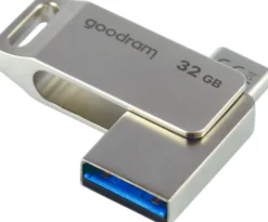 GOODRAM PEN DRIVE 32GB GOODRAM USB 3.2/TYPE C DualDrive ODA3 SILVER 60R/20W - ODA3-0320S0R11