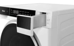 Haier Minidrum, Lavasciuga Compatta 5+2,5 KG, Classe A, 1200 giri, Bianco, AI PowerDrive, Refresh, Wi-Fi, HWD50-BP12307U-S