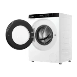 Haier Minidrum, Lavasciuga Compatta 5+2,5 KG, Classe A, 1200 giri, Bianco, AI PowerDrive, Refresh, Wi-Fi, HWD50-BP12307U-S