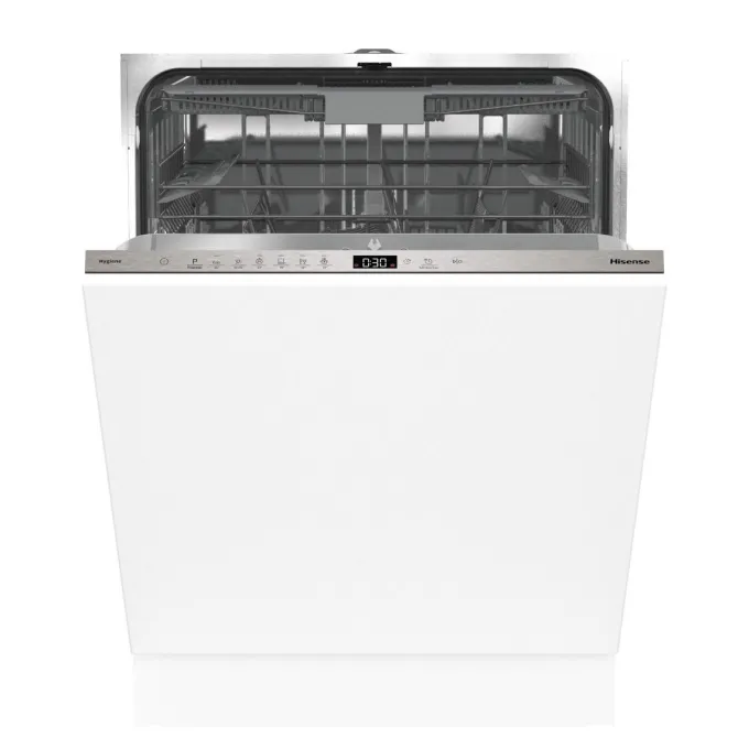 HISENSE HV63D16EX - Lavastoviglie Incasso built-in, Classe D 16 coperti, 6 programmi, 3 cestelli, 7 temperature - Bianco