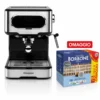 Hisense Macchina per caffè HESCM15DBK Cappuccinatore + 115 Cialde Decisa Borbone in OMAGGIO