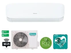 Hisense QJ35XJ3AG/AS35XJ03W Condizionatore fisso Climatizzatore split +motore A+++/A++ Bianco Fresh Air