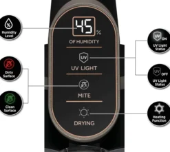 Hoover Battimaterasso HMC5, 4 Funzioni Automatiche