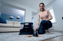 Hoover HS500 011 Pulitore a vapore portatile 1,5 L 400 W Nero, Blu