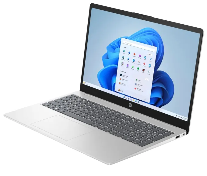 HP AI 15-fd2022nl Intel Core Ultra 7 255U Computer portatile 39,6 cm (15.6") Full HD 32 GB DDR5-SDRAM 1 TB SSD Wi-Fi 6 (802.11ax) Windows 11 Home AI PC Argento